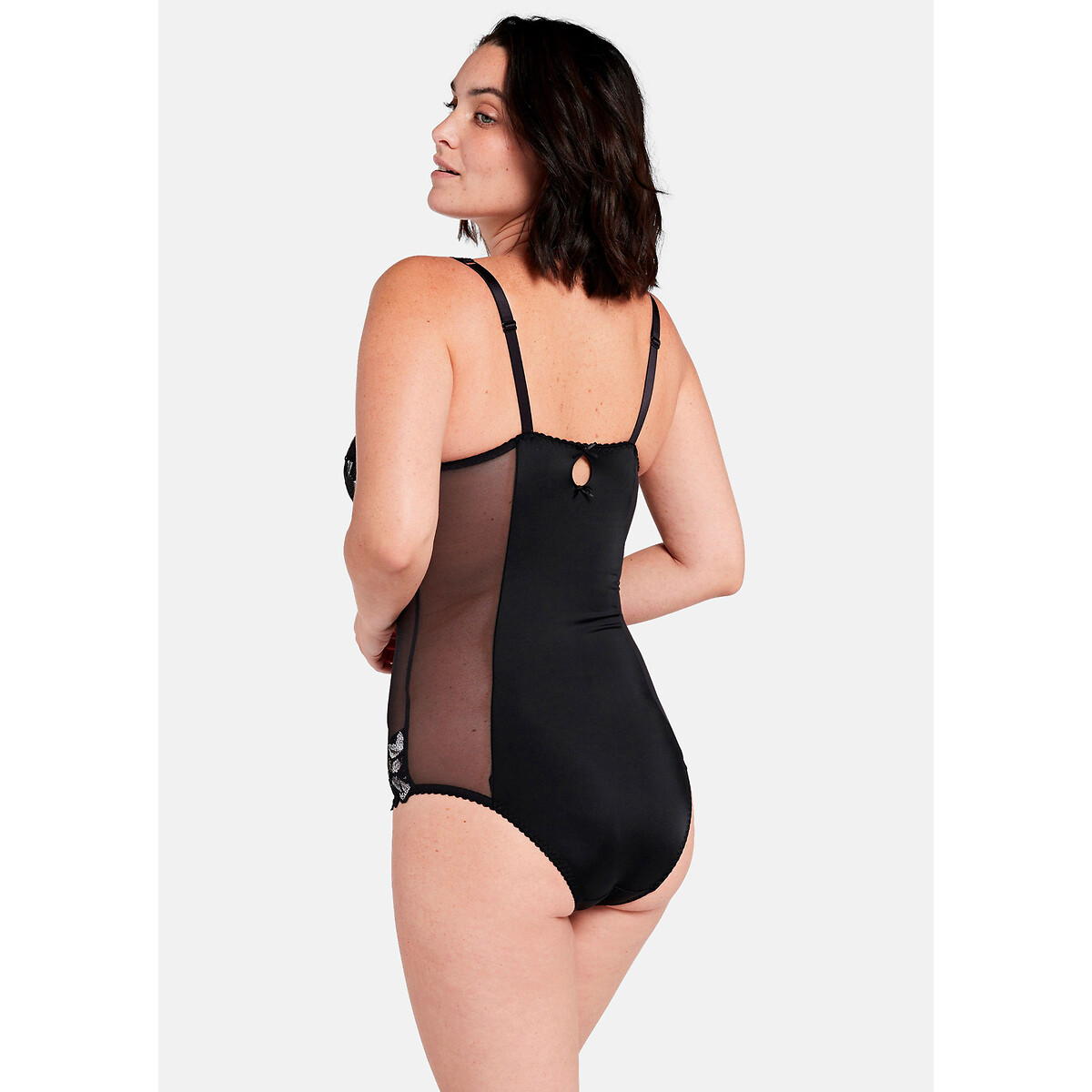 SANS COMPLEXE<br>Corpo em renda e tule Arum Gala
