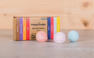 HappySoaps Herbal Sweets Mini Bath Bombs 80GR