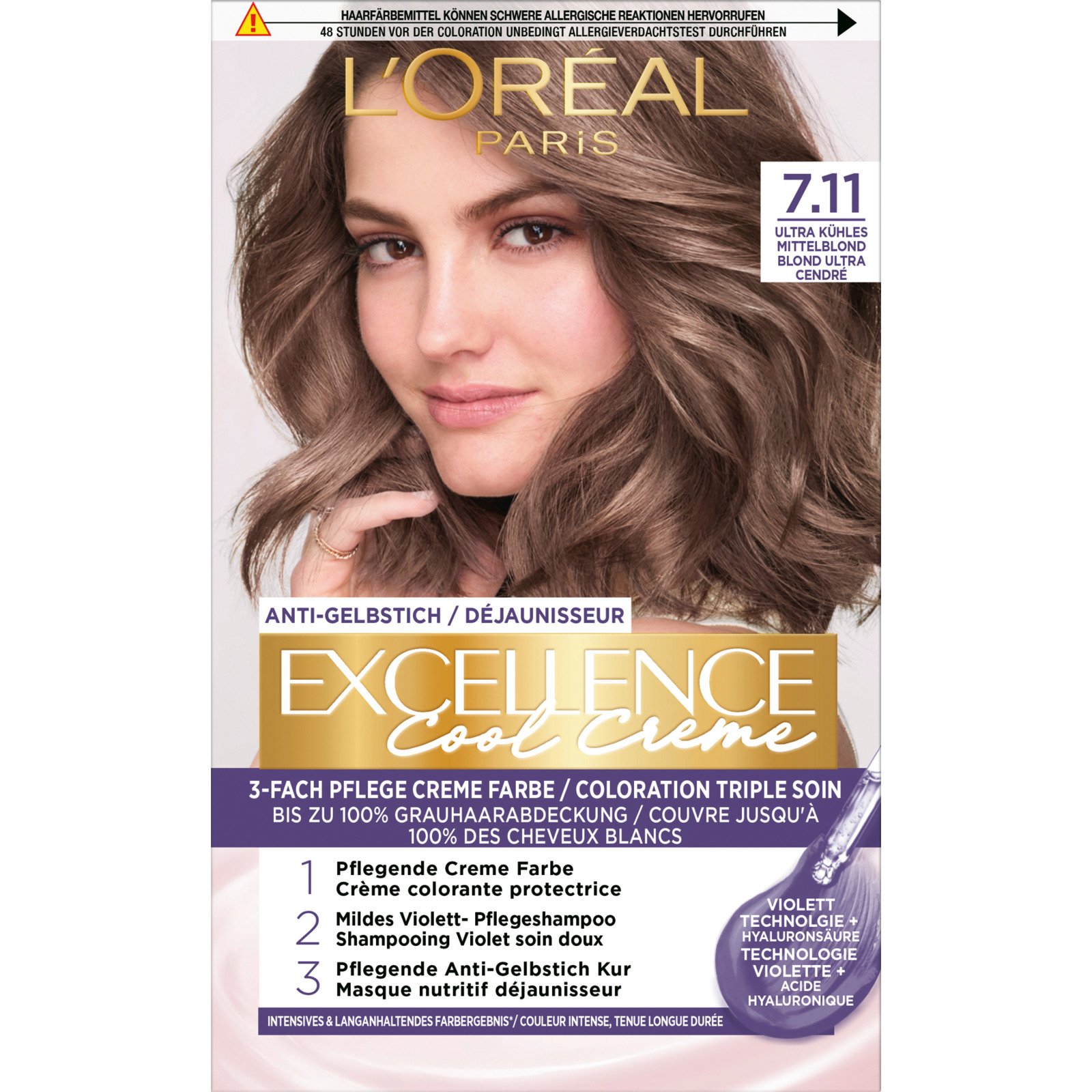 L'Oreal Excellence Cool Crème 7.11