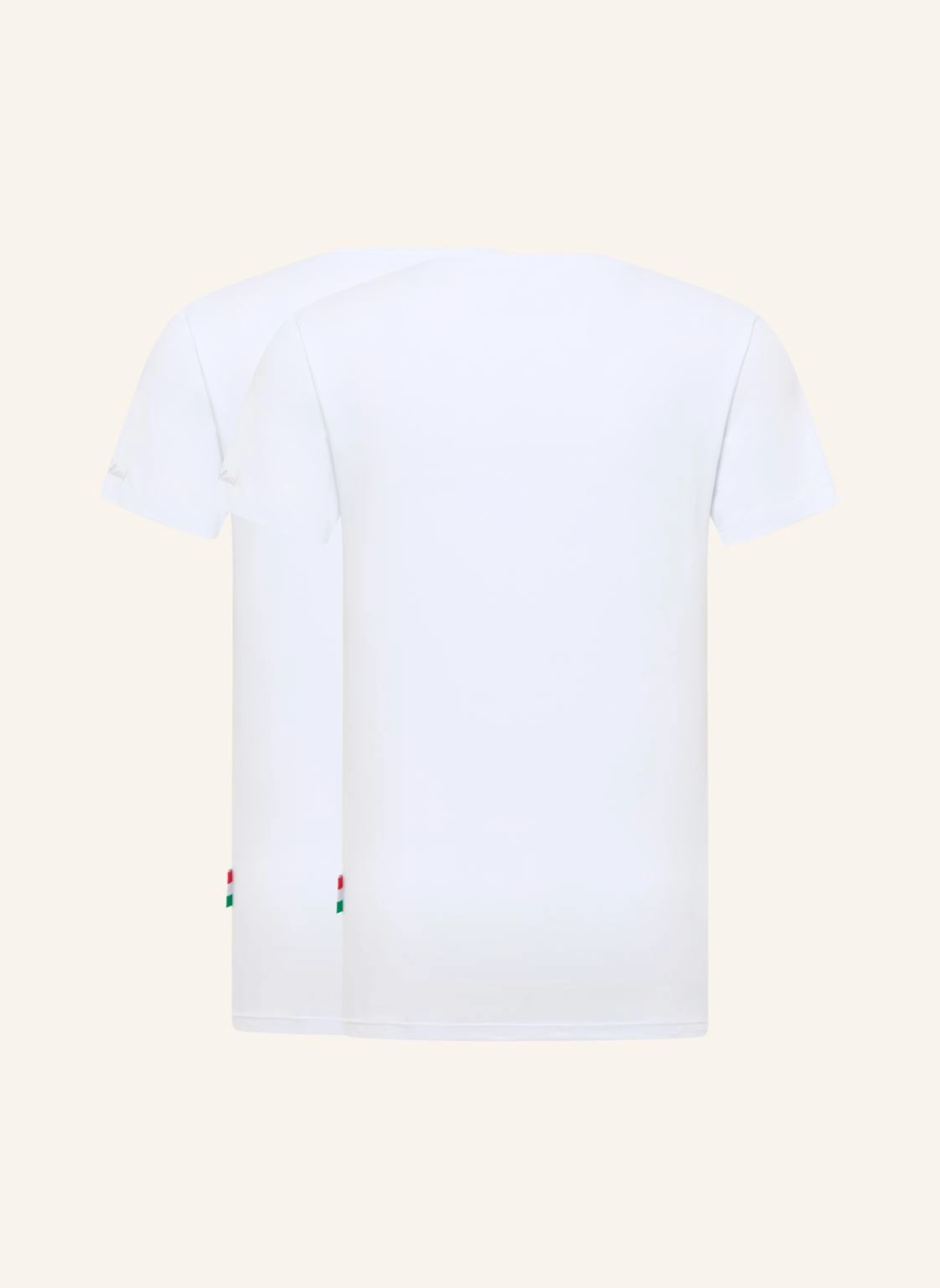 CARLO COLUCCI Rundhals T-Shirt, 2er Pack CAVALLARO