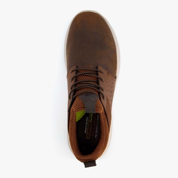 Skechers Delson Axton leren heren sneakers