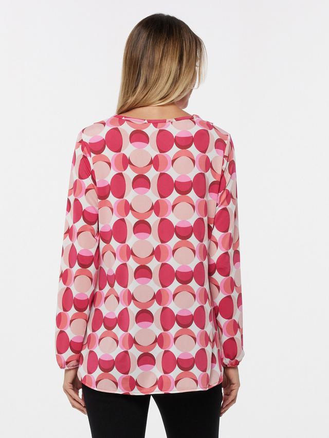 Rüschenblusenshirt Circles