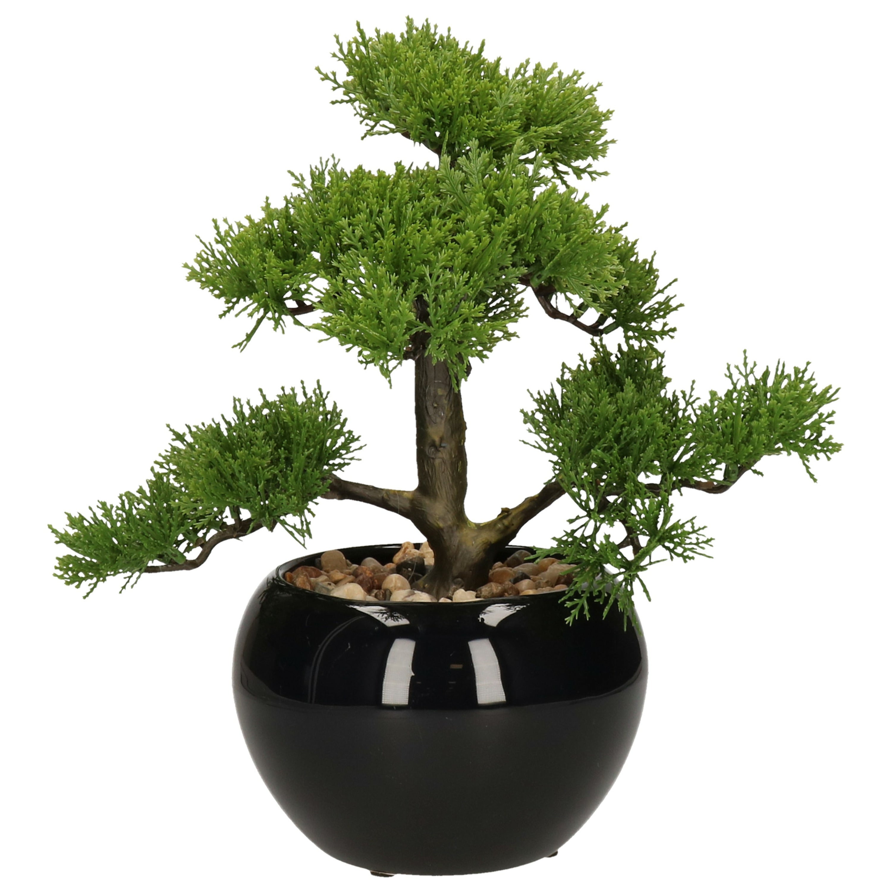 Atmosphera bonsai boompje in pot - 36 cm - pvc - kunstplant