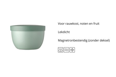 Snackpot Ellipse 350 ml - Nordic sage