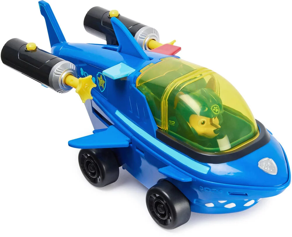 PAT'PATROUILLE -VEHICULE ET FIGURINE CHASE AQUA PUPS