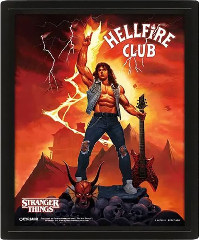 Pan Vision Stranger Things 4 3D-plakat