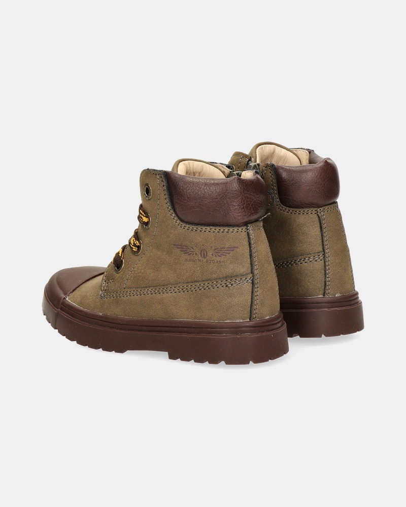 Shoesme Veterboots  - groen