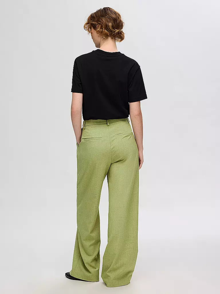 SELECTED FEMME Marlenehose SLFSOPHIE grün