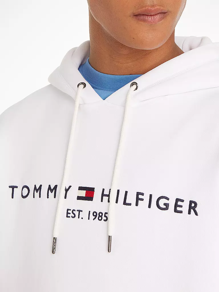 TOMMY HILFIGER Kapuzensweater - Hoodie weiss