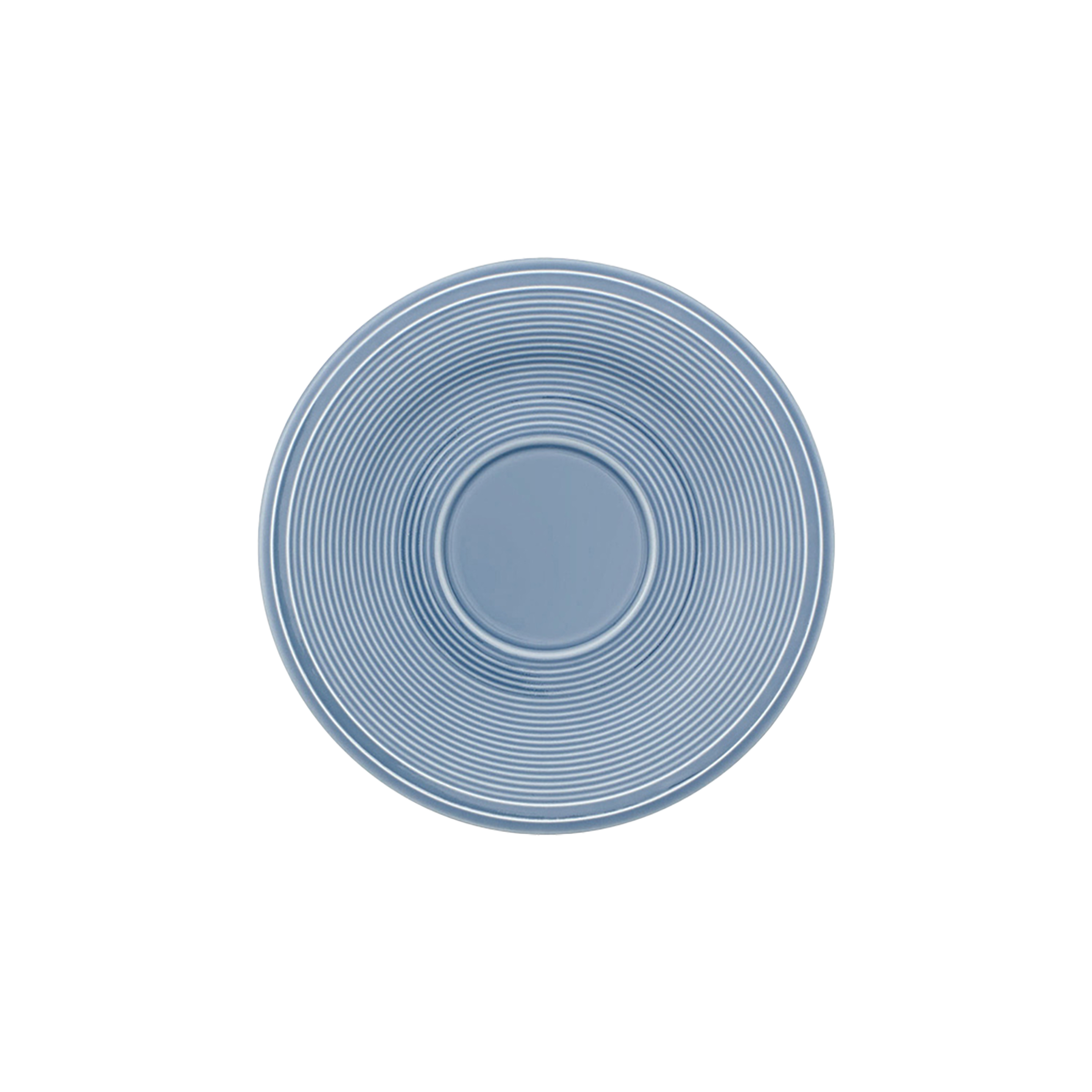 Color Loop Coffee cup saucer Blue, 6.1'', Premium Porcelain