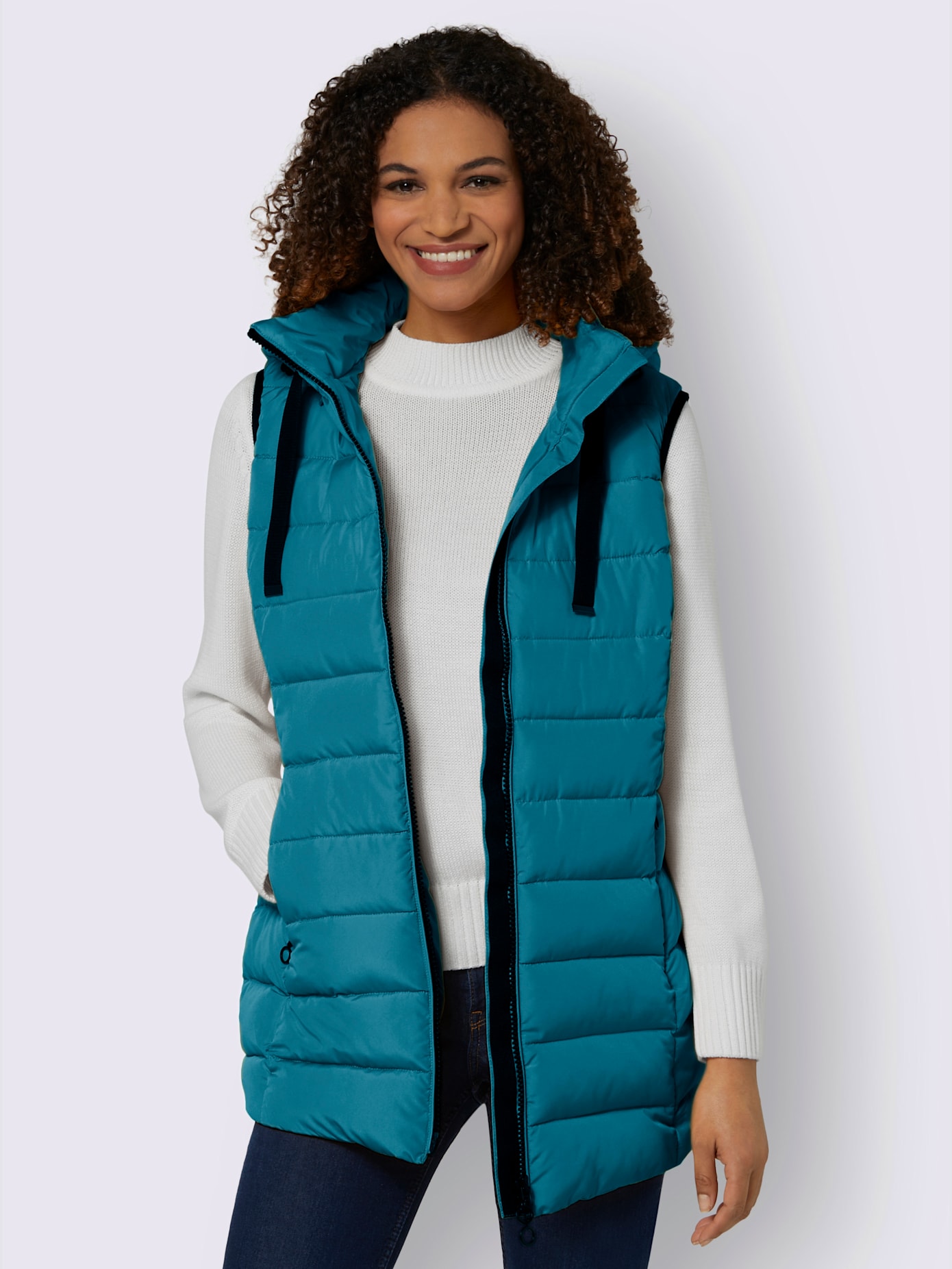 Gilet matelassé matelassage affinant