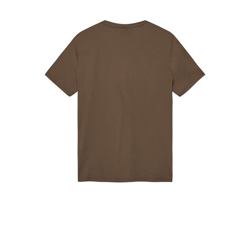 Mos Mosh Gallery Perry Crunch V-SS T-shirt, Brown Latte, L