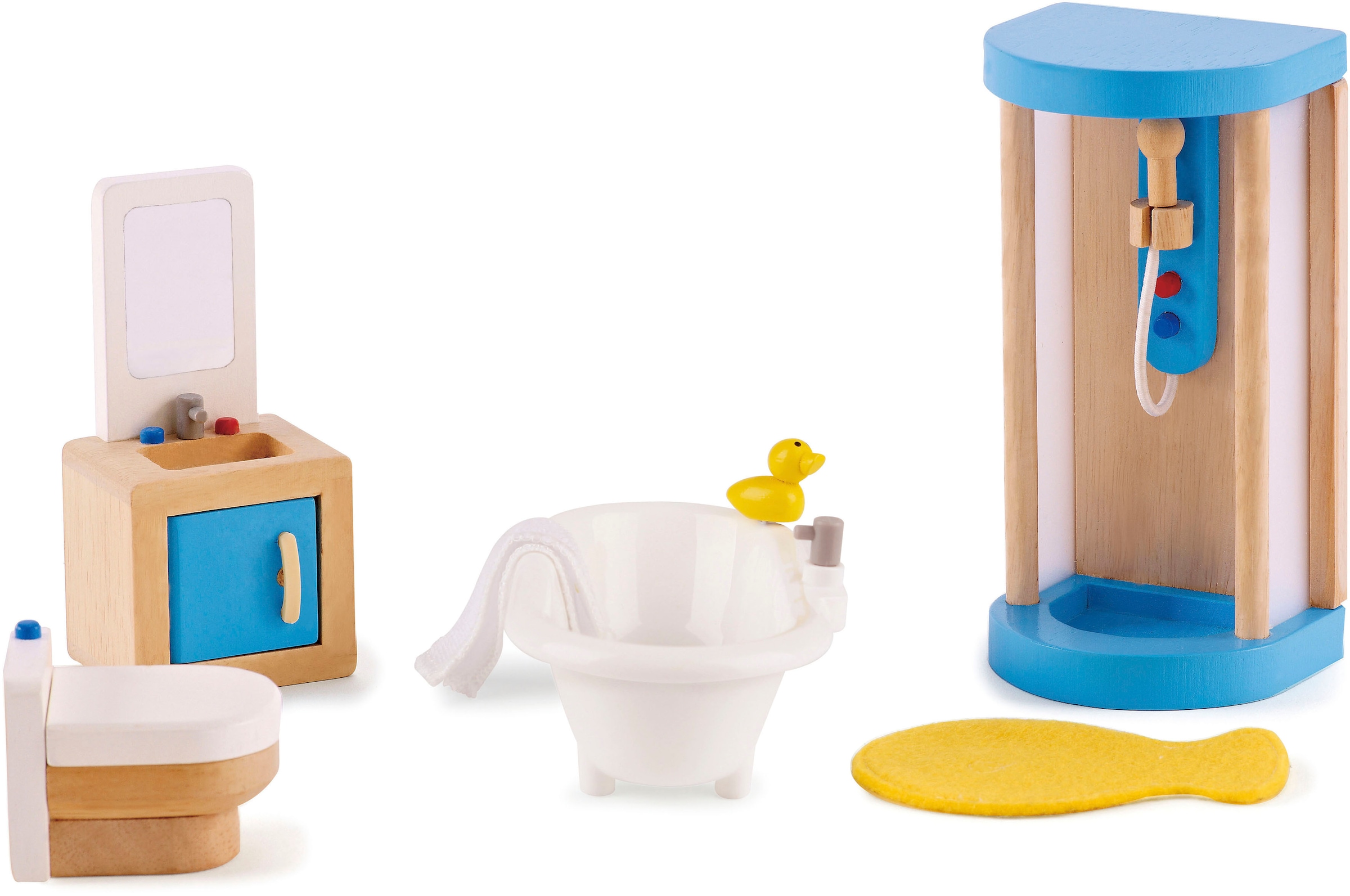 Hape Puppenhausmöbel »Familienbad«