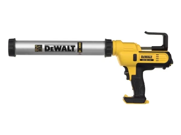 DeWALT DCE580N-XJ, Patron til fugepistol, Sort, Sølv, Gul, 600 ml, 295 kg, 620 mm, 305 mm - SOLO