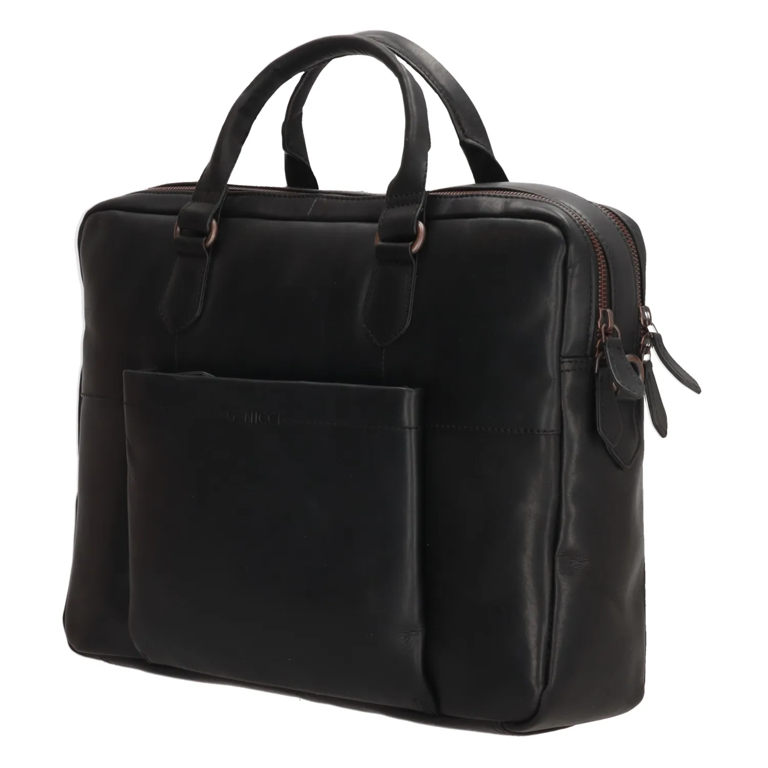Genicci Noble Laptoptas Churchill 15,6 inch Zwart