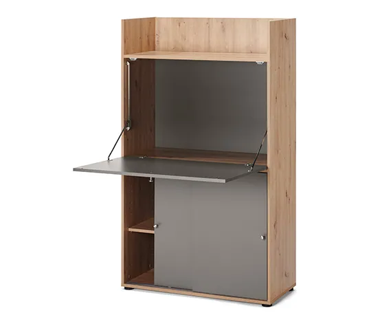 Büroschrank mit Arbeitsfläche