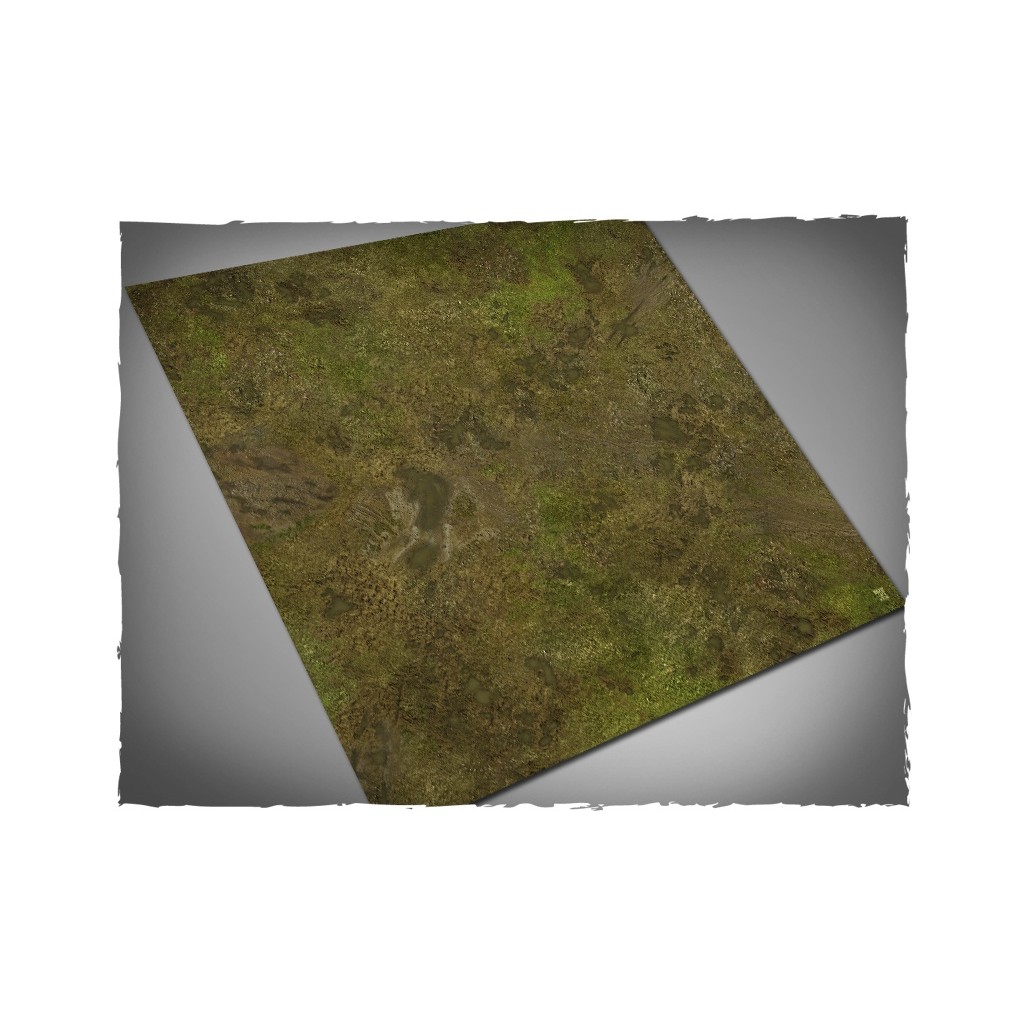 Terrain Mat PVC - Muddy Fields - 90x90