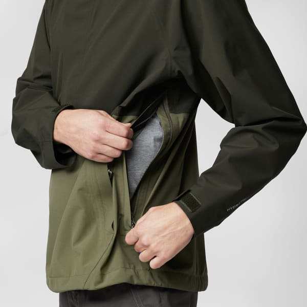 Veste randonnée FJALLRAVEN VARDAG HYDRATIC ANORAK M DEEP FOREST/LAUREL GREEN