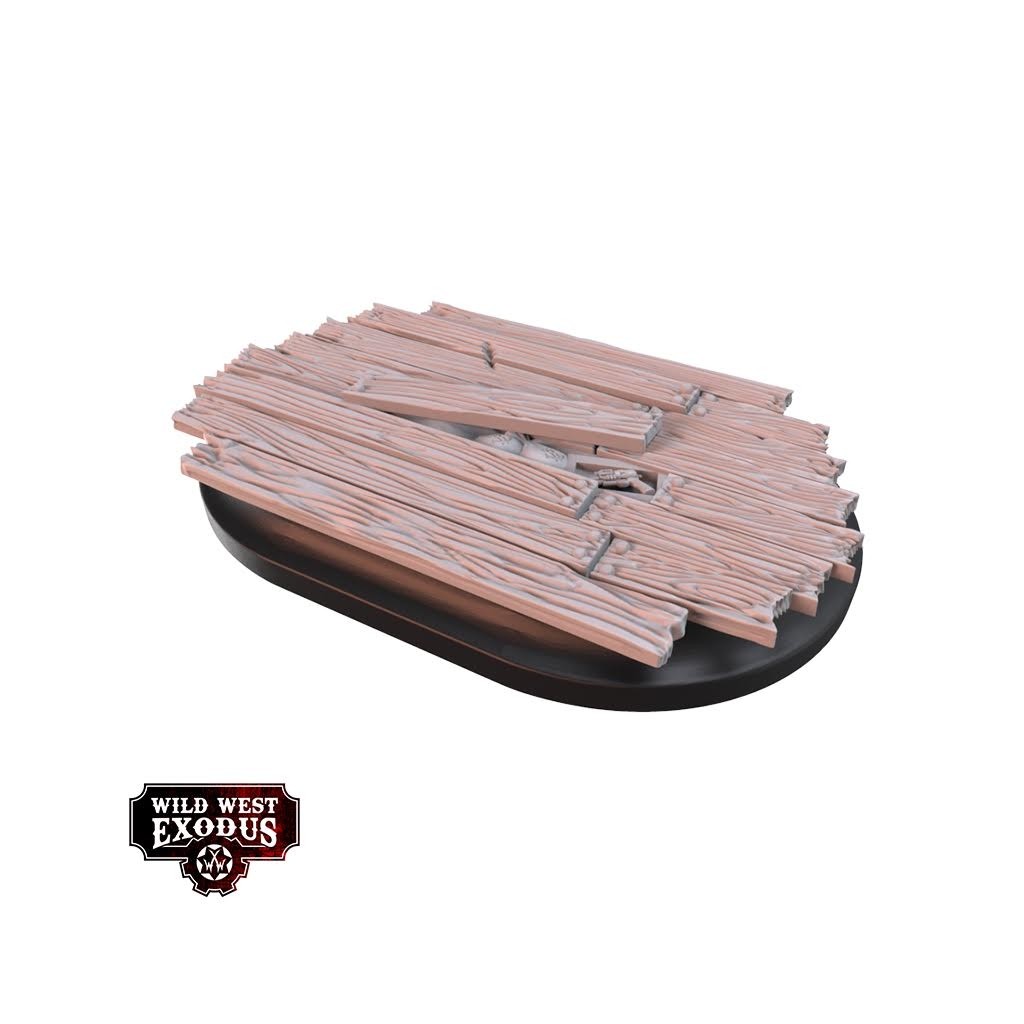 Wild West Exodus - Red Oak Medium Oval Base Topper Set