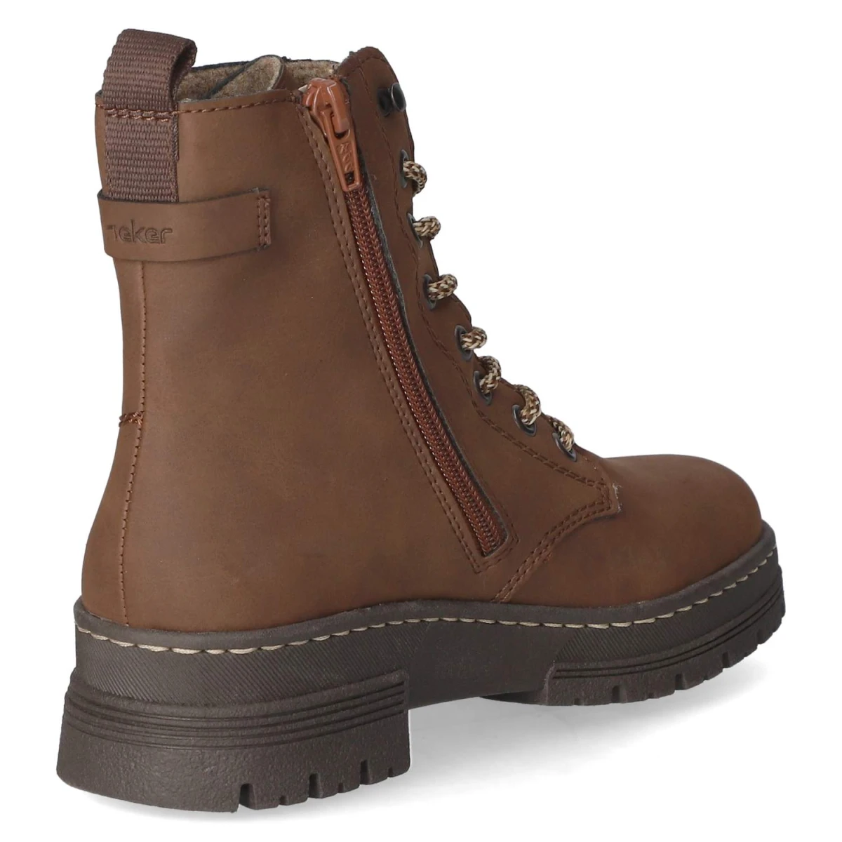 RiekerSchnürstiefeletten - BRAUN