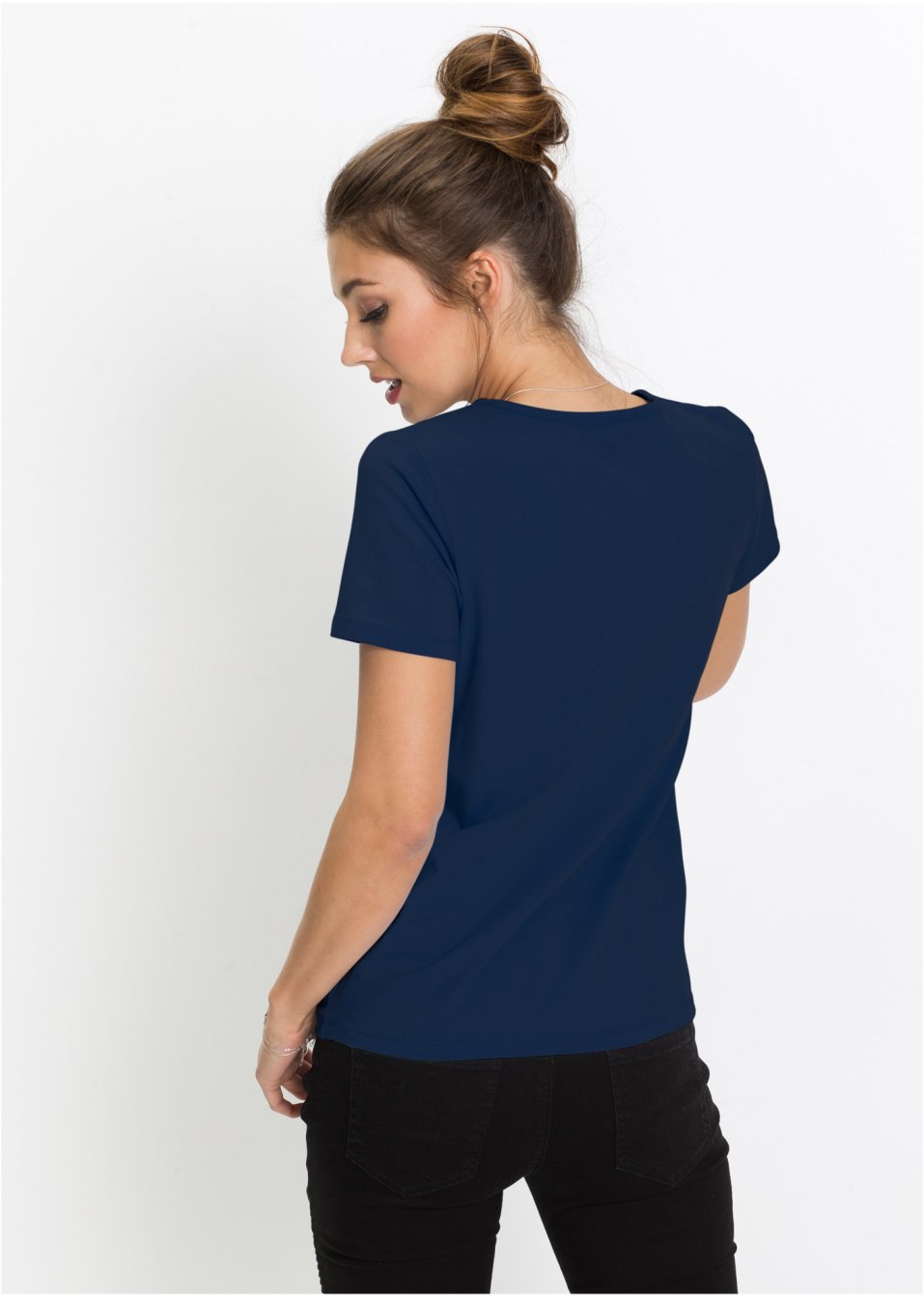 T-shirt à imprimé papillon