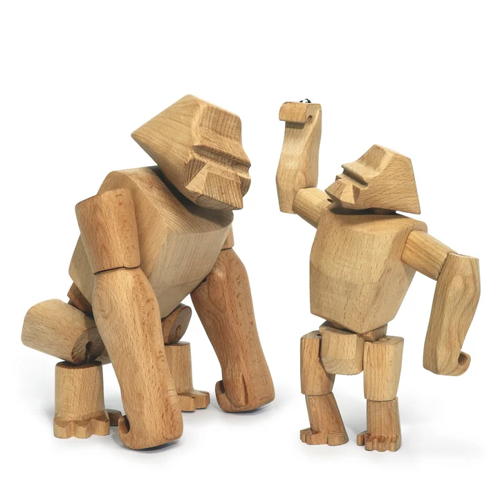 Areaware - Wooden Creatures - Hanno der Gorilla, gross