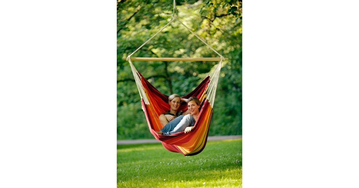 AmazonasBrasil Gigante hangstoel  (Rood/geel)