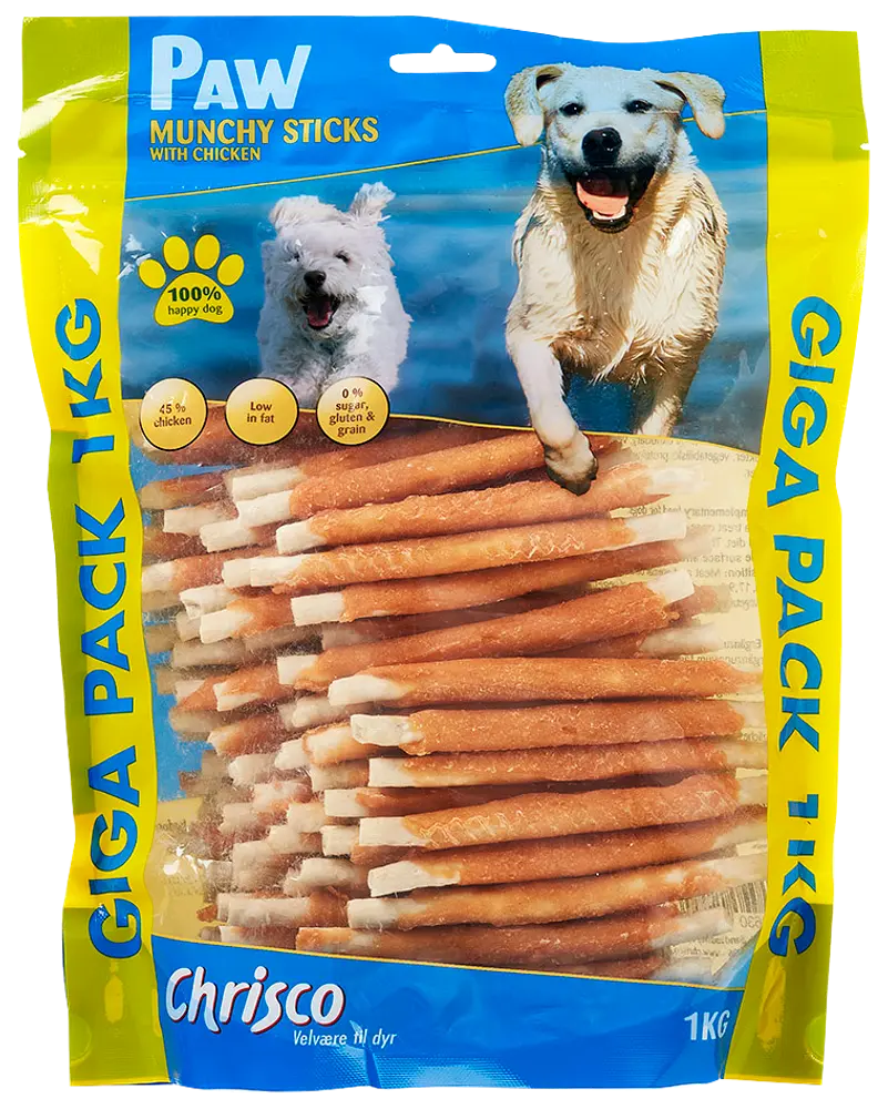 Paw Munchy Sticks Kylling 1 kg