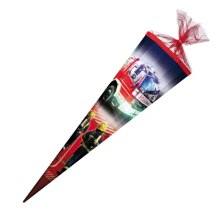Nestler Schultüte Feuerwehr 85cm 12-eckig mit Sound
