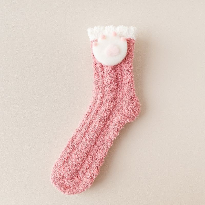 Lychee - Kerst Cartoon Fluffy Sokken