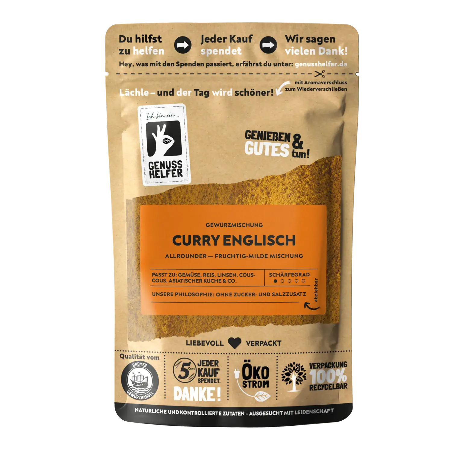 Curry Englisch, gemahlen, 3er Pack