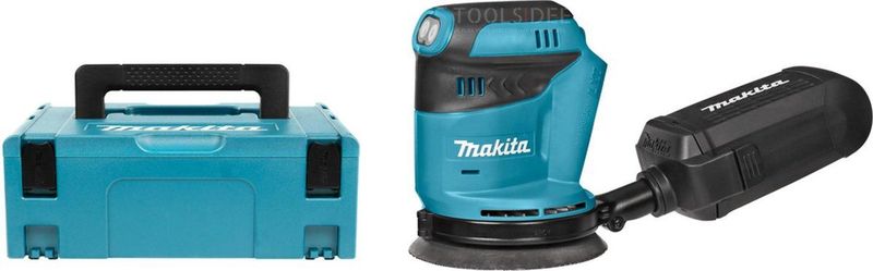 Makita DBO180ZJ Excentrische Schuurmachine - 18V Li-Ion - 125mm