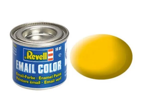 Enamel 14 ml. yellow, mat