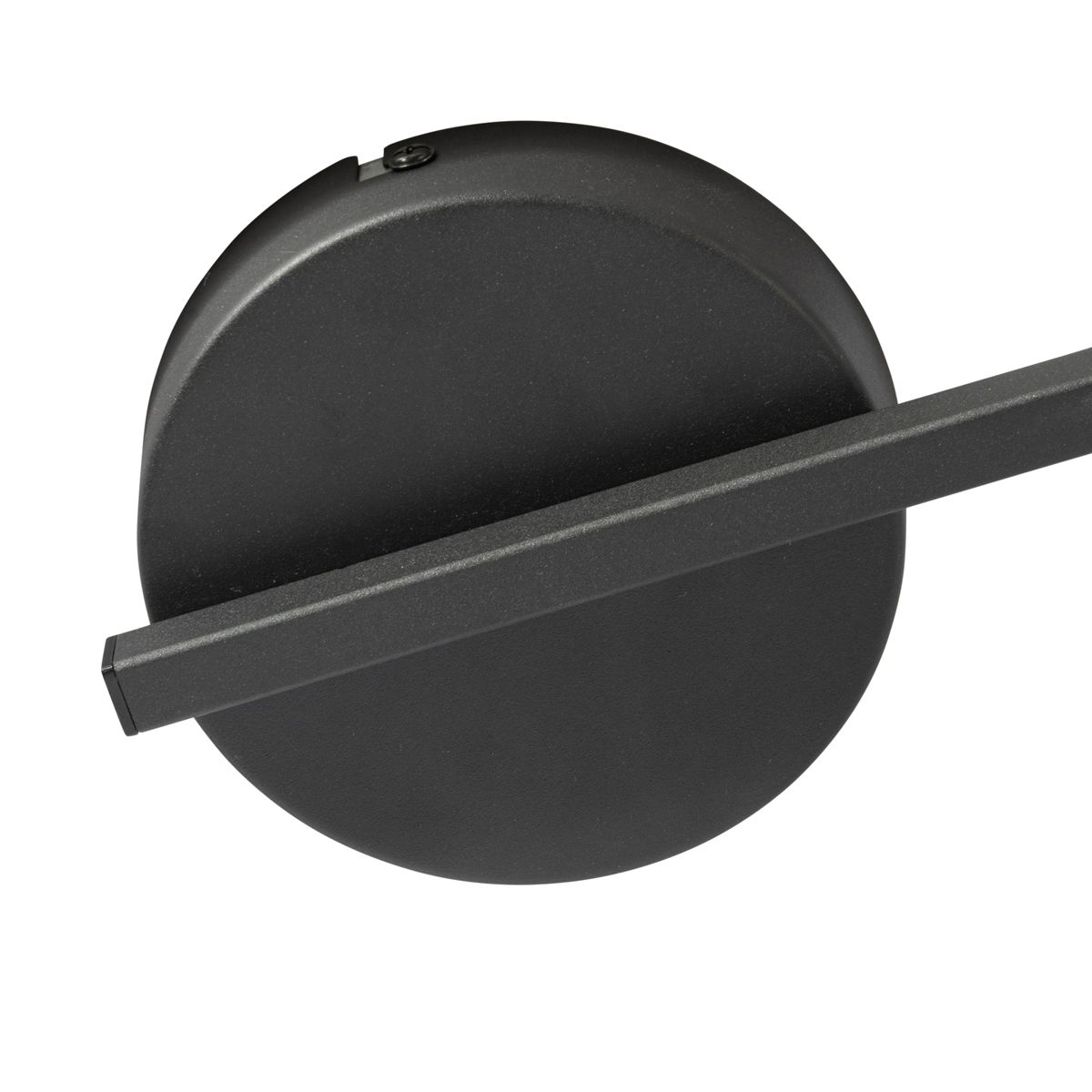 Plafondspot zwart GU10 50mm 3-lichts rond incl. backlight - Back Up