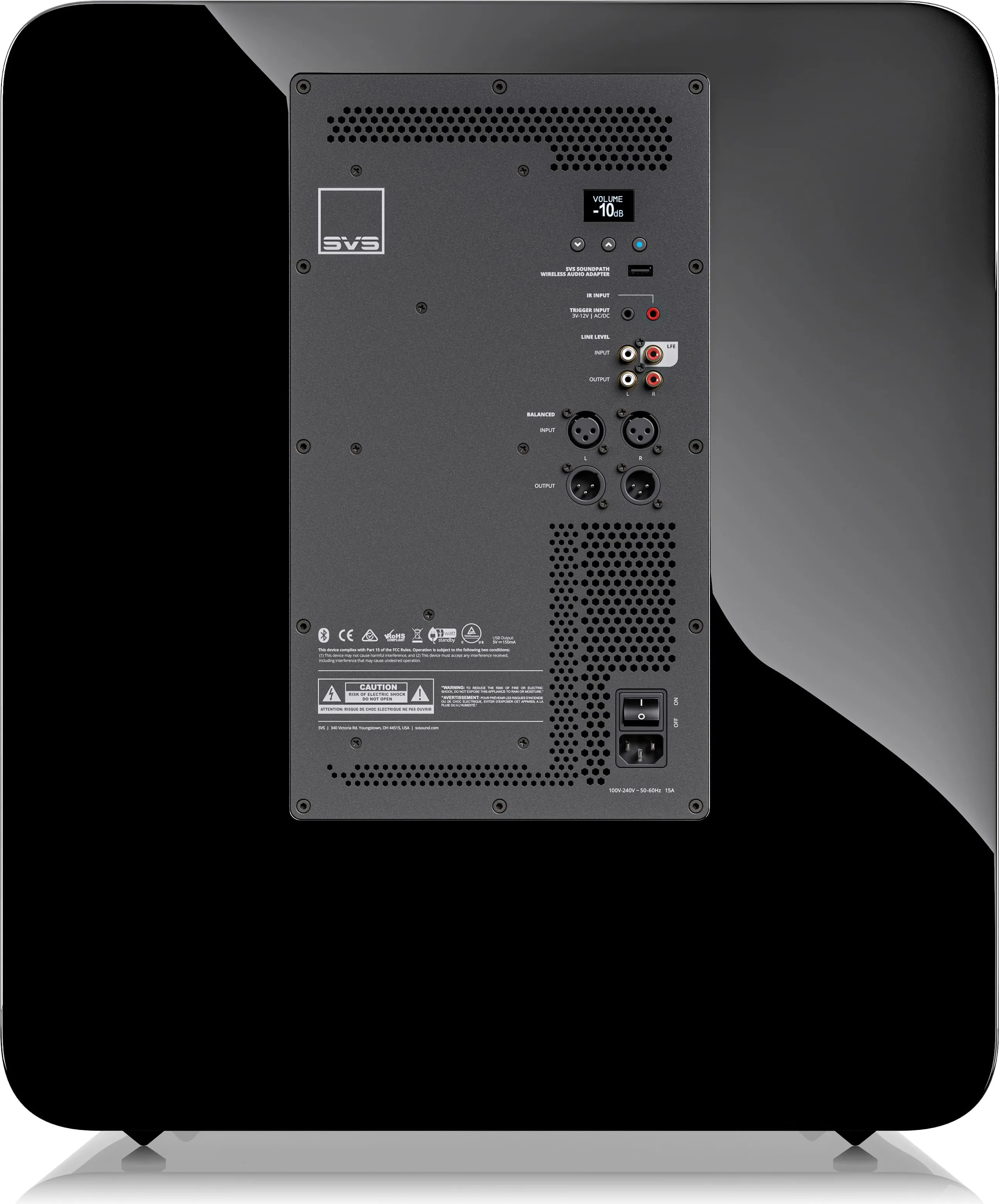 SVS PB-17 Ultra R Evolution Noir laqué Caissons de basses
