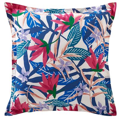 Linge de lit à fleurs tropicales - BECQUET CRÉATION