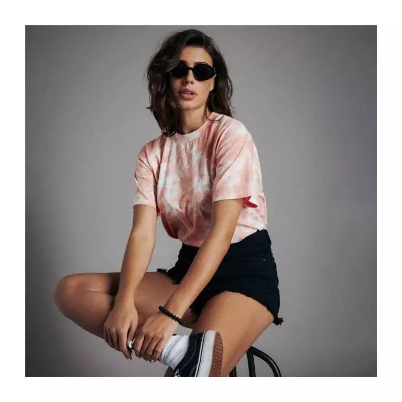 Tee shirt femme MYSTIC Tie Dye Tee Soft Coral