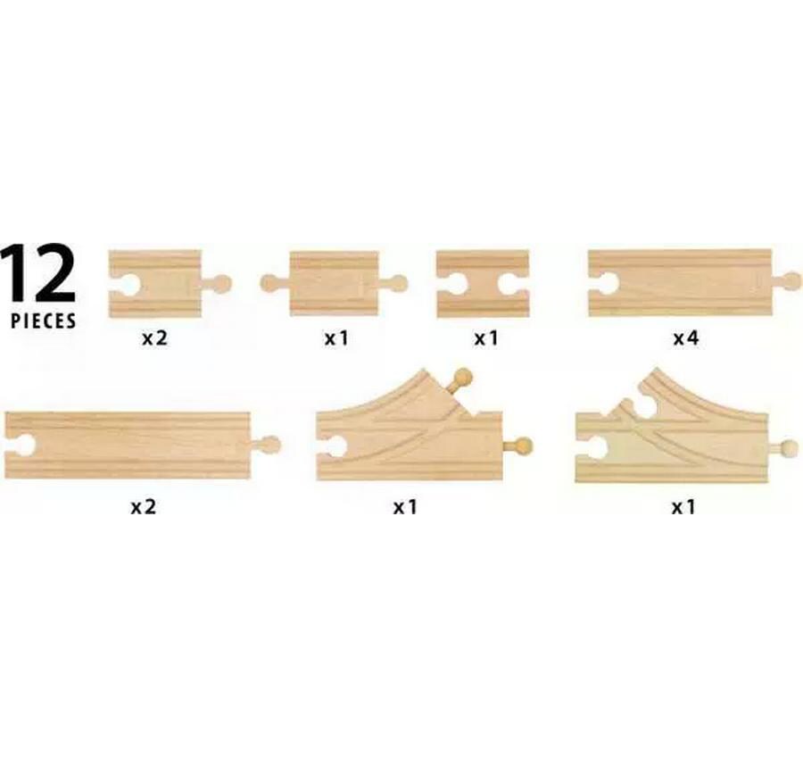 BRIO World Starter Track PackHolzschienenset