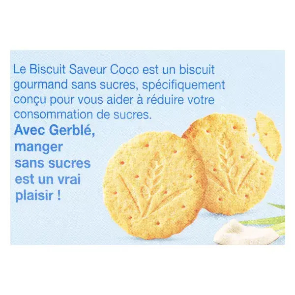 Gerblé Sans Sucres Biscuit Coco 132g