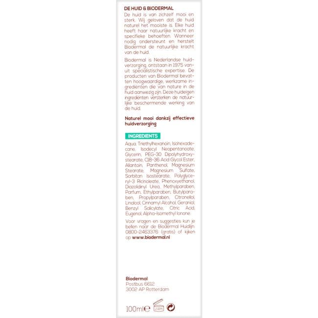 Biodermal Dag- en Nachtcrème 100 ML