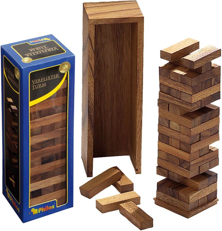 Philos Timber vallende toren deluxe groot