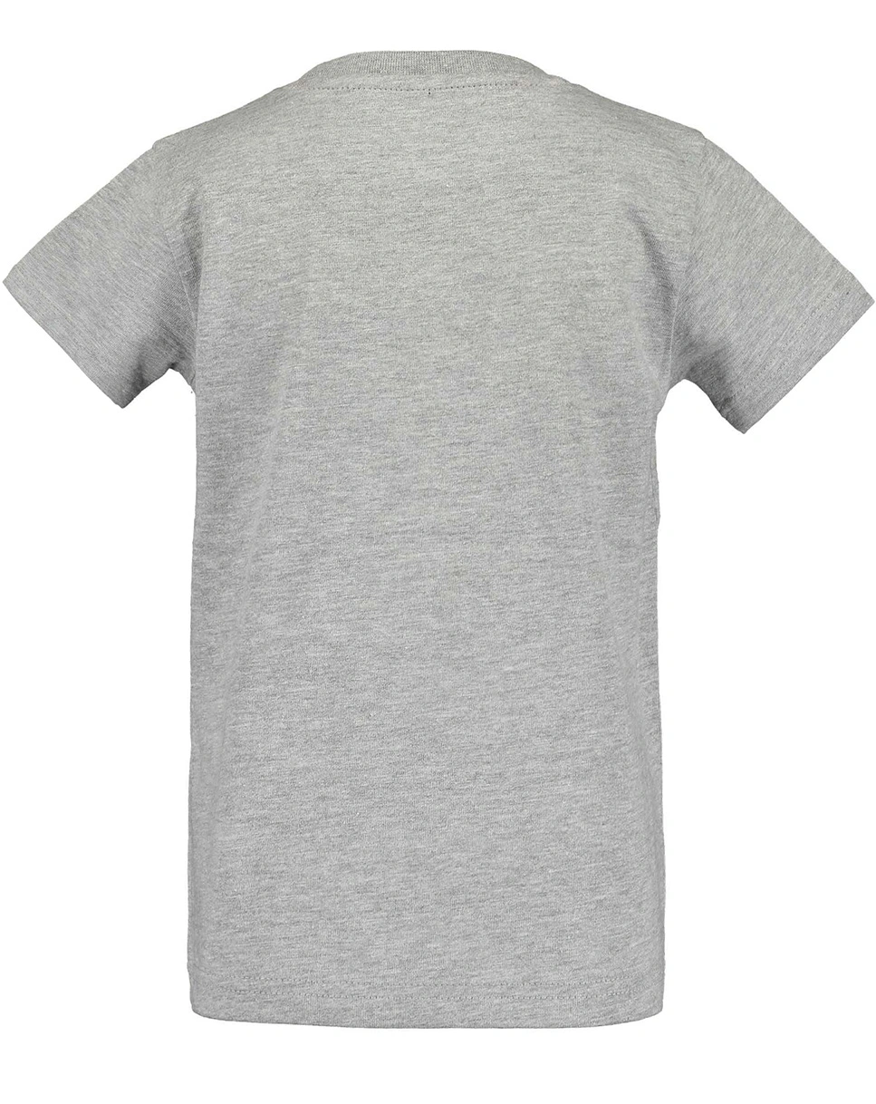 T-Shirt BUG - LETTER in nebel meliert