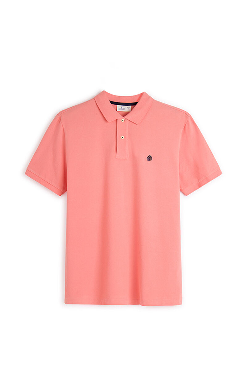 Polo básica em piqué - roxo
