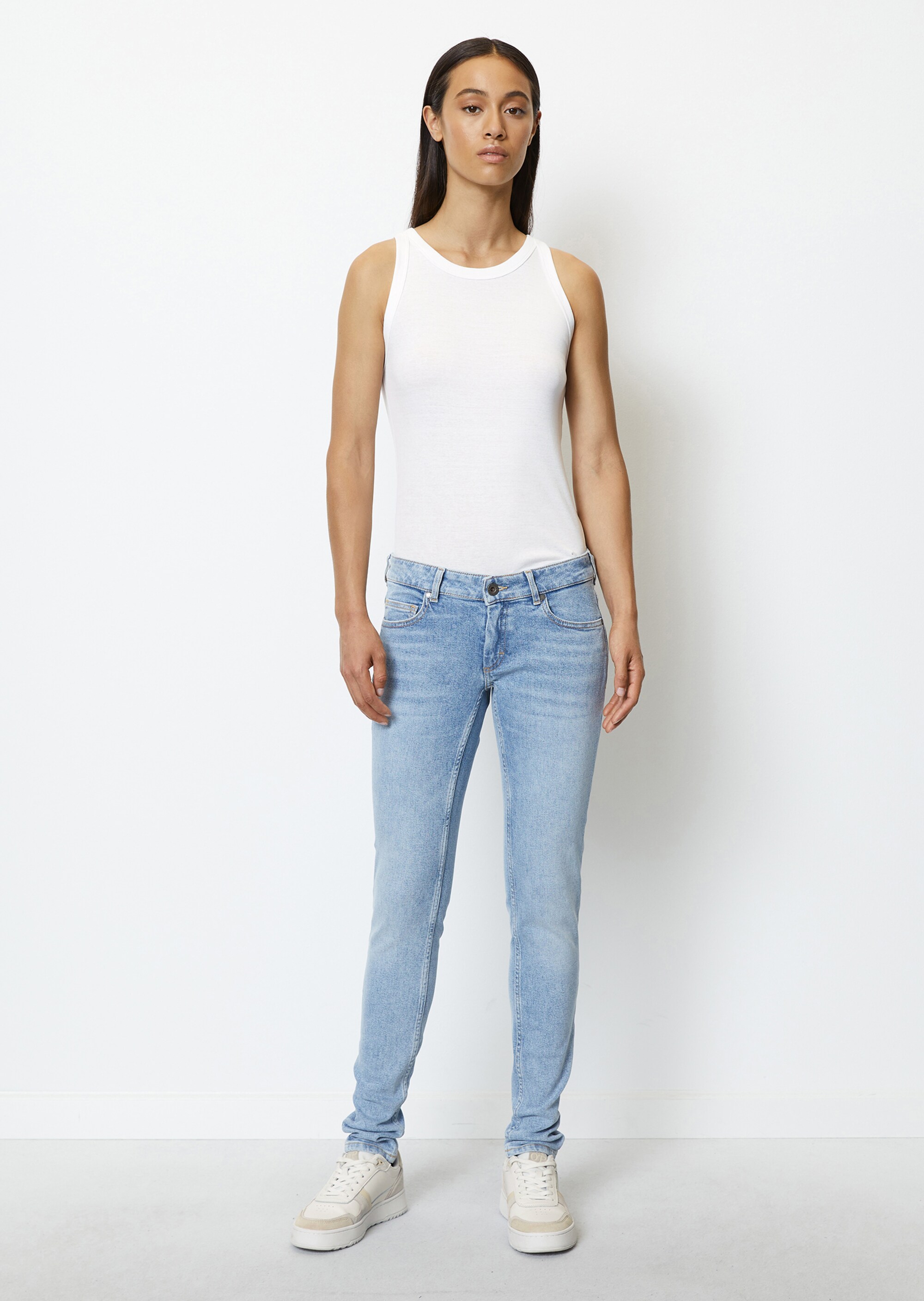 Jeans Modell SKARA skinnyaus Organic-Cotton-Stretch