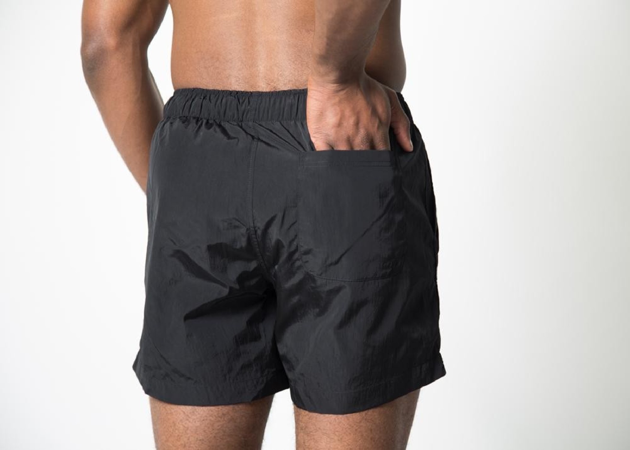 Neumuhle Badehose Maggia Net-Shorts Black Coal