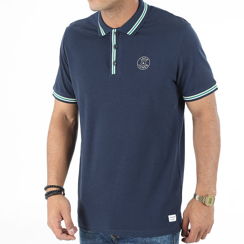 Polo Manches Courtes Misari Bleu Marine