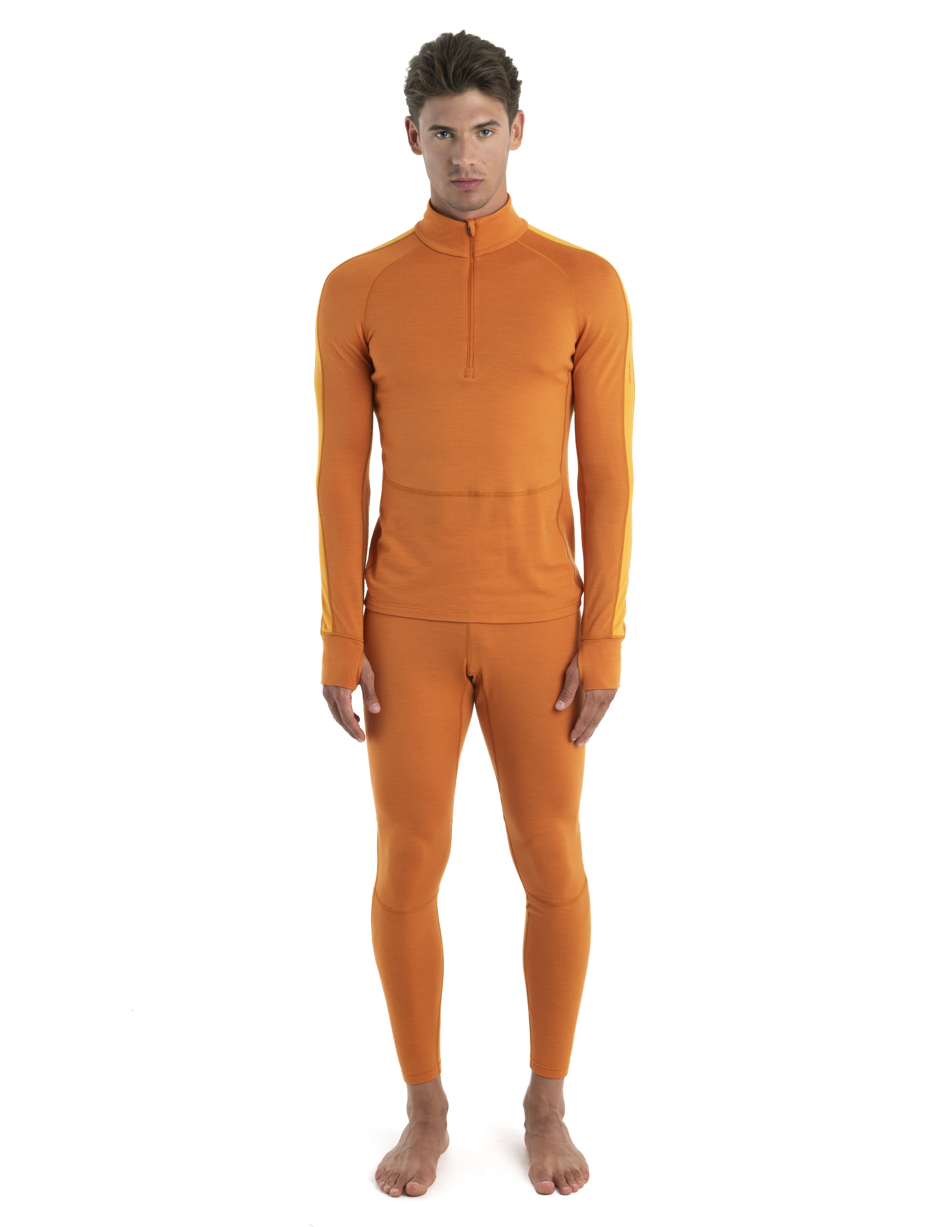 260 ZoneKnit Merino LS Half Zip Thermal Top Herre Earth/Solar/Cb