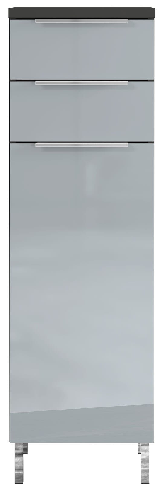 vito Highboard CORUS Graphit/ silbergrau