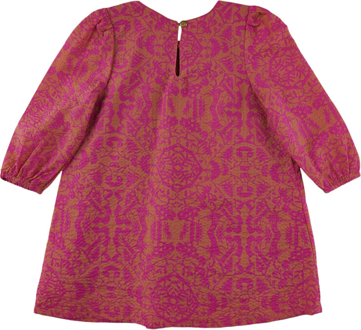 Soft Gallery SGBMYNTE PAPERCUT L_S DRESS Baked clay