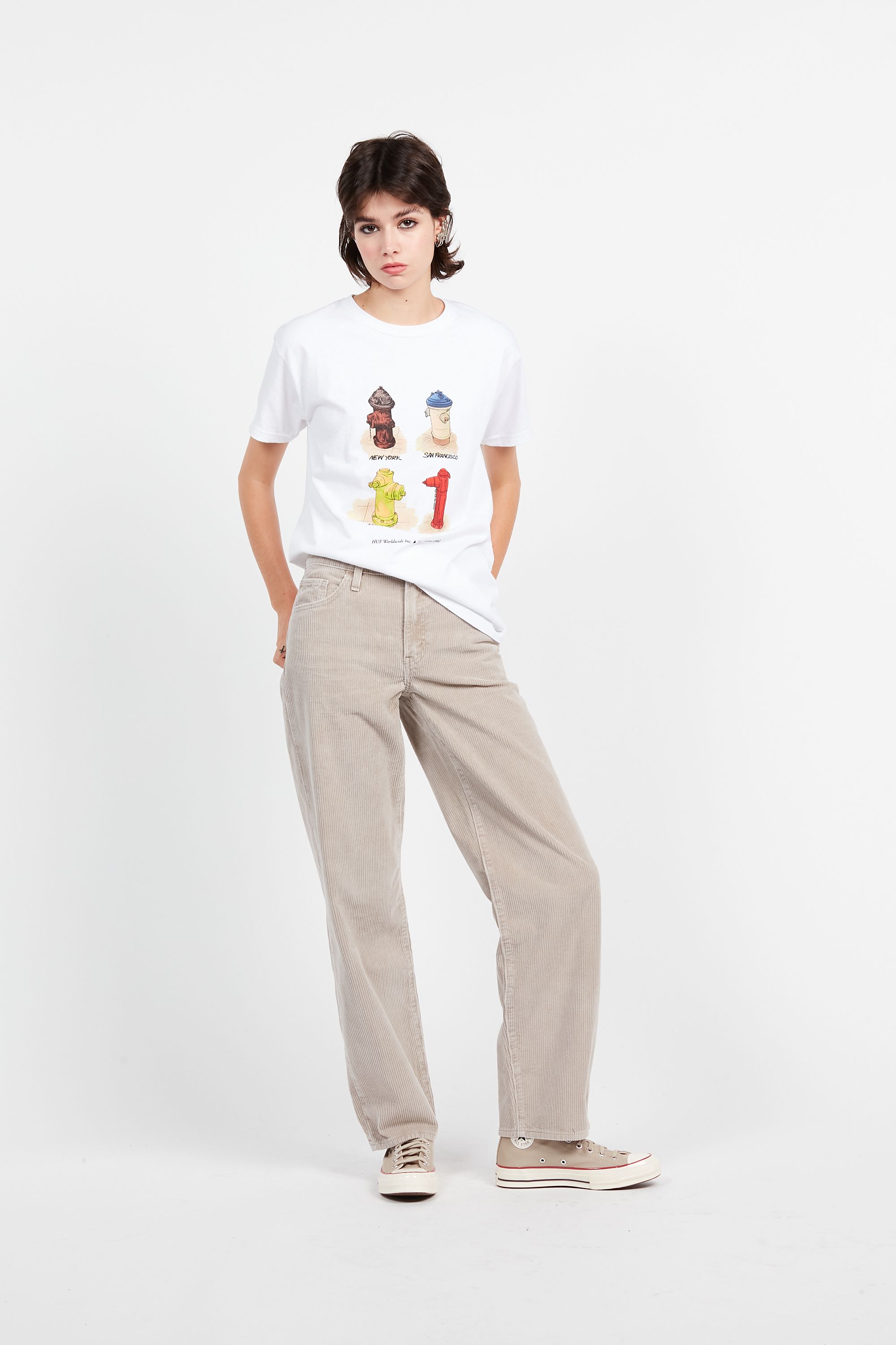 LEVI'S Jean Baggy Dad Beige